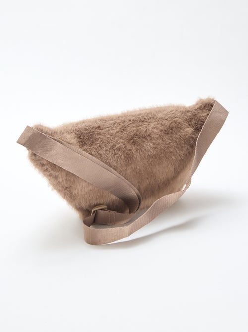 Riñonera grande de imitación de piel - Kiabi