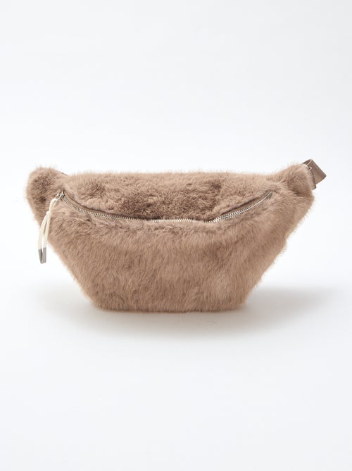 Riñonera grande de imitación de piel - Kiabi