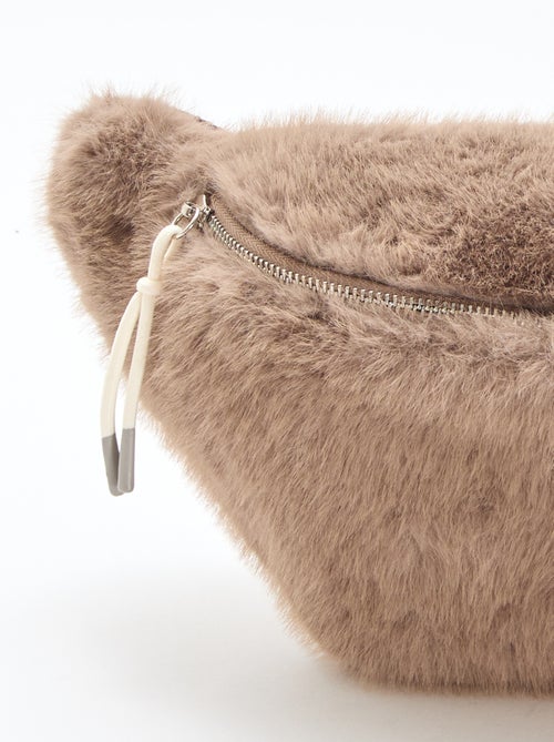 Riñonera grande de imitación de piel - Kiabi