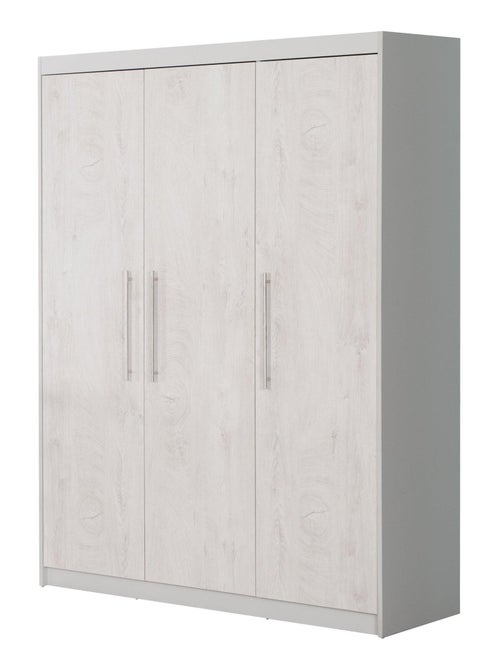 ROBA Armario "Maren 2" con 3 puertas batientes – gris claro / blanco - Kiabi
