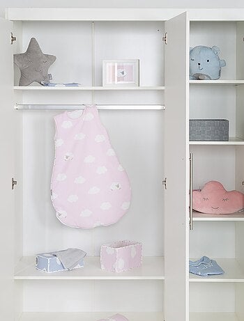 ROBA Armario "Maren" con 3 puertas batientes – blanco