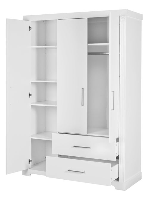 ROBA Armario "Maxi" – 3 puertas y 2 cajones – estilo casa de campo - Kiabi
