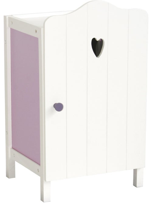 ROBA Armario para muñecas "Fienchen" con barra para ropa y estante - desde 3 años - lila/blanco - Kiabi