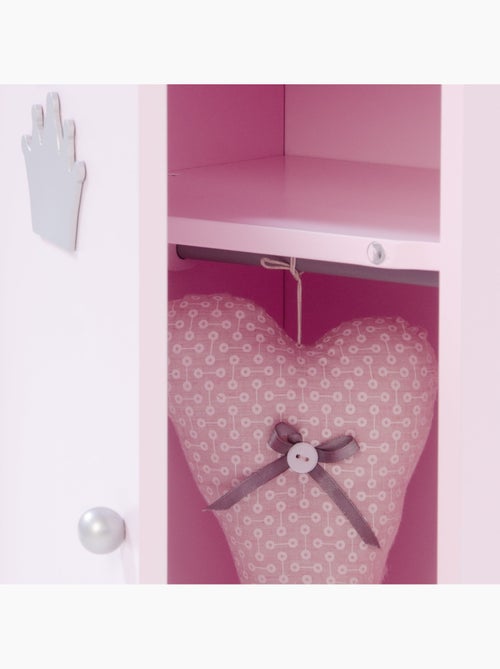 ROBA Armario para muñecas "Princesa Sophie" con barra para ropa y estante - desde 18 meses - rosa - Kiabi