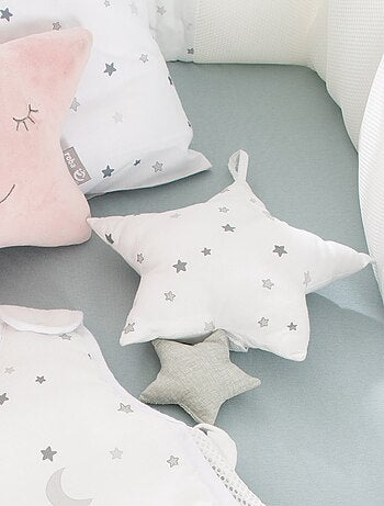 ROBA Caja de música en forma de estrella "Sternenzauber Grau" - mecanismo musical extraíble - Gris