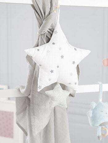 ROBA Caja de música en forma de estrella "Sternenzauber Grau" - mecanismo musical extraíble - Gris