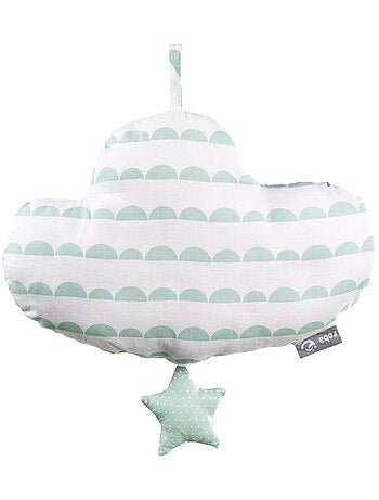 ROBA Caja de música en forma de nube "Happy Cloud" - lavable - topo/menta