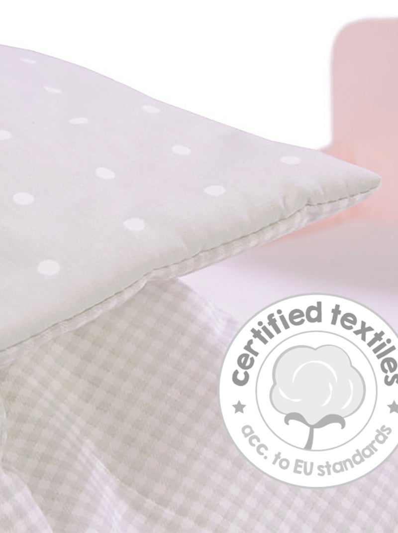 ROBA Cama para muñecas en madera "Princesa Sophie" - incluye textil - rosa/gris Rosa claro - Kiabi