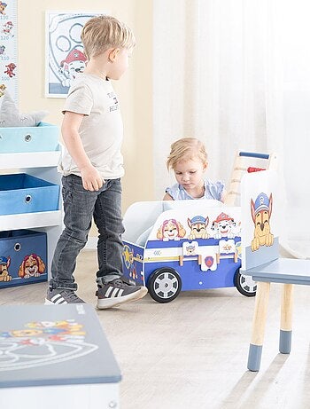 ROBA Carrito infantil en forma de autobús 'Paw Patrol' - ábaco y elementos giratorios - azul