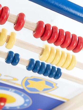 ROBA Carrito infantil en forma de autobús 'Paw Patrol' - ábaco y elementos giratorios - azul