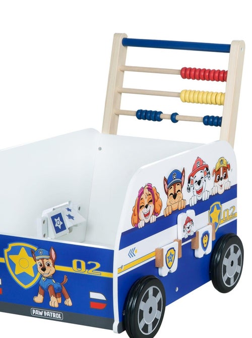 ROBA Carrito infantil en forma de autobús 'Paw Patrol' - ábaco y elementos giratorios - azul - Kiabi