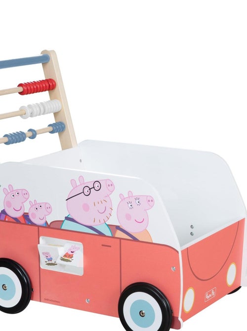 ROBA Carrito infantil en forma de autobús 'Peppa Pig' - ábaco y elementos giratorios - rosa - Kiabi
