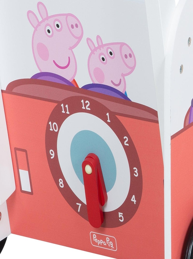 ROBA Carrito infantil en forma de autobús 'Peppa Pig' - ábaco y elementos giratorios - rosa Blanco Rosa - Kiabi