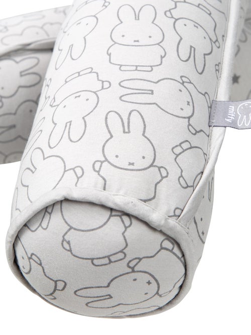 ROBA Cojín serpiente para cuna miffy® - 170 cm - También sirve como cojín de lactancia - Gris claro - Kiabi