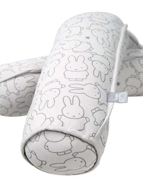 ROBA Cojín serpiente para cuna miffy® - 170 cm - También sirve como cojín de lactancia - Gris claro - Kiabi