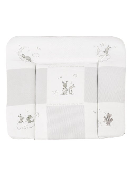 ROBA Colchón cambiador "Fox & Bunny" - 85x75 - Revestido en PU - Kiabi