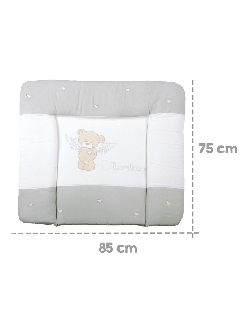 ROBA Colchón cambiador "Heartbreaker" - 85x75 - Revestido en PU Blanco - Kiabi