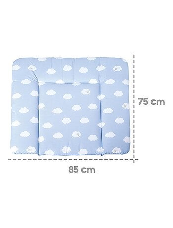 ROBA Colchón cambiador "Kleine Wolke Rose" - 85x75 - Revestido en PU
