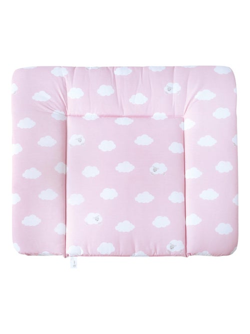 ROBA Colchón cambiador "Kleine Wolke Rose" - 85x75 - Revestido en PU - Kiabi