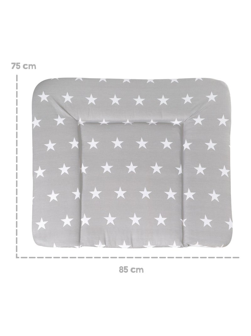 ROBA Colchón cambiador "Little Stars" - 85x75 - Revestido en PU Gris - Kiabi
