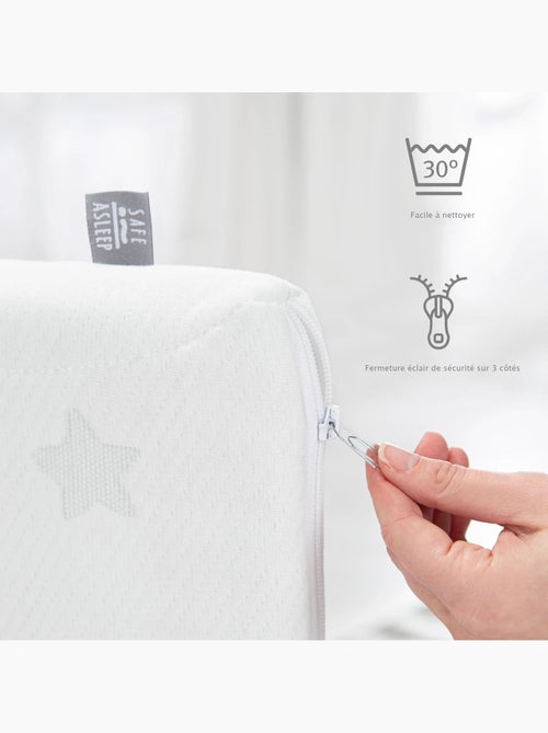 ROBA Colchón para cuna climatizado y desenfundable - "Safe Asleep®" Air Balance Easy - Kiabi