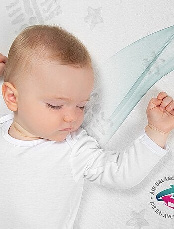 ROBA Colchón para parque infantil rectangular - funda extraíble - "Safe Asleep®" Air