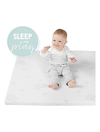 ROBA Colchón para parque infantil rectangular - funda extraíble - "Safe Asleep®" Air