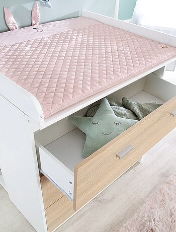 ROBA Cómoda cambiador "Gabriella" – con tablero cambiador extraíble – 3 cajones – bicolor