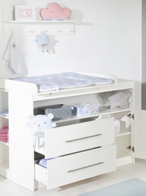 ROBA Cómoda cambiador grande "Maren" con tablero cambiador extraíble - altura 90,5 cm - Kiabi