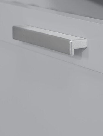 ROBA Cómoda cambiador "Hamburg" con 2 puertas + 2 cajas de almacenamiento – gris