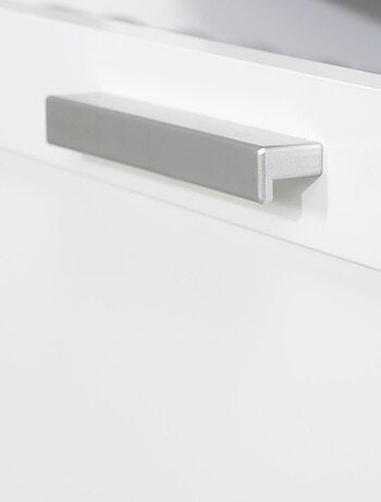 ROBA Cómoda cambiador "Hamburg" con 2 puertas + 2 cajas de almacenamiento – gris