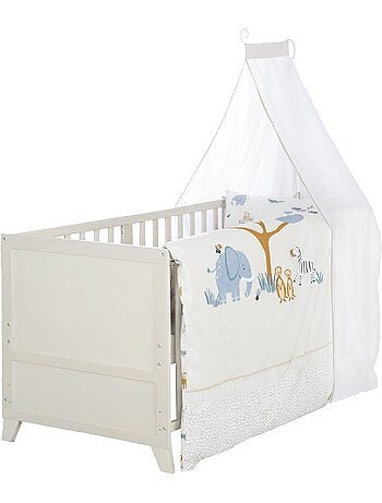 ROBA Conjunto de cama para bebé “Savanna Friends” 70 x 140 con equipamiento completo