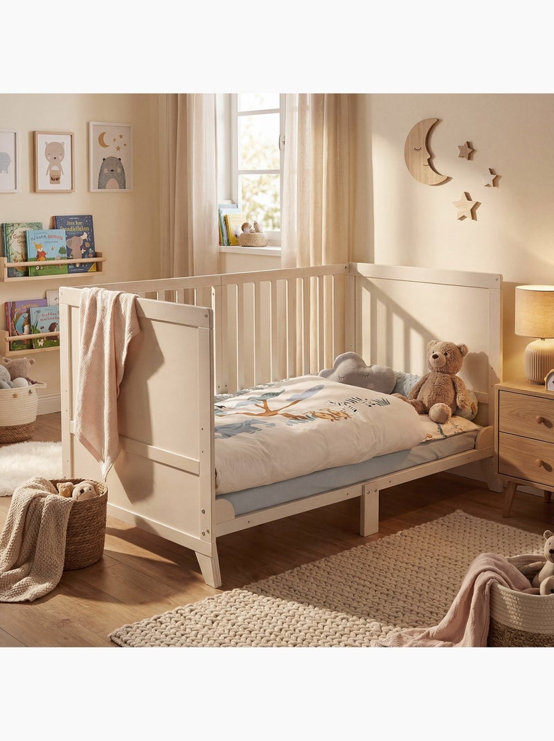 ROBA Conjunto de cama para bebé “Savanna Friends” 70 x 140 con equipamiento completo Beige - Kiabi