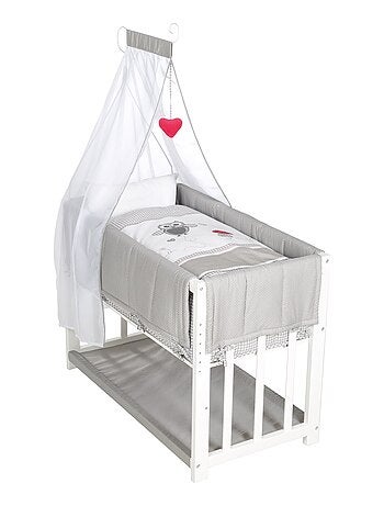 ROBA Cuna colecho "Adam & Eule" 4 en 1 + equipamiento completo