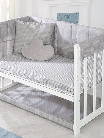 ROBA Cuna colecho "Adam & Eule" 4 en 1 + equipamiento completo