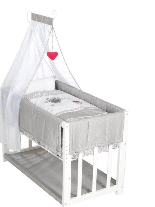 ROBA Cuna colecho "Adam & Eule" 4 en 1 + equipamiento completo - Kiabi