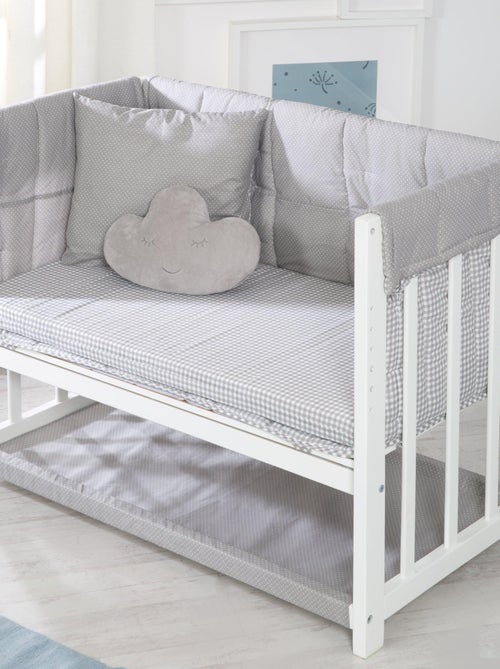 ROBA Cuna colecho "Adam & Eule" 4 en 1 + equipamiento completo - Kiabi