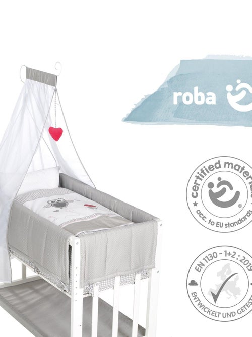 ROBA Cuna colecho "Adam & Eule" 4 en 1 + equipamiento completo - Kiabi