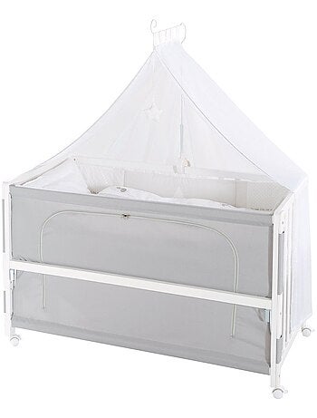 ROBA Cuna colecho "Fox & Bunny" 60x120 + equipamiento completo