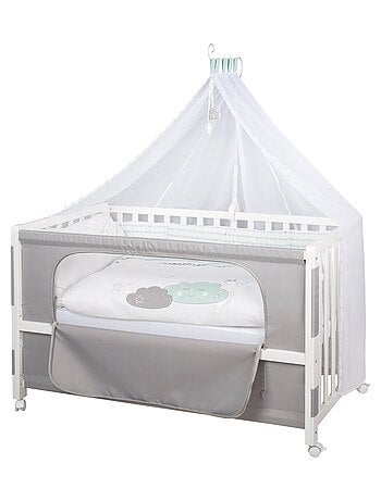 ROBA Cuna colecho Happy Cloud 60 x 120 cm + equipamiento completo