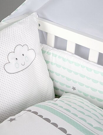 ROBA Cuna colecho Happy Cloud 60 x 120 cm + equipamiento completo
