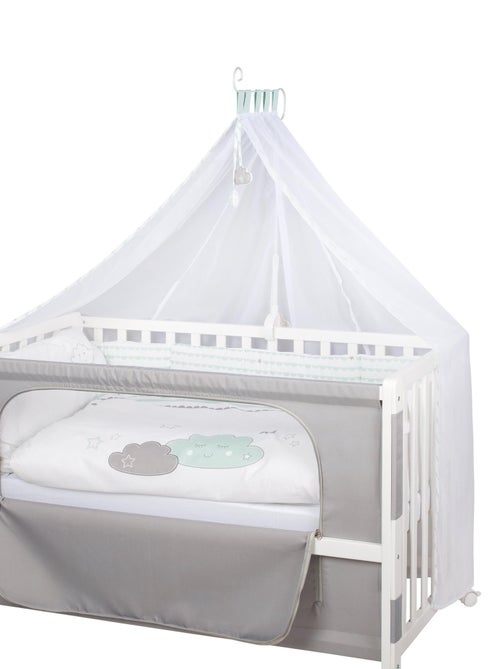 ROBA Cuna colecho Happy Cloud 60 x 120 cm + equipamiento completo - Kiabi