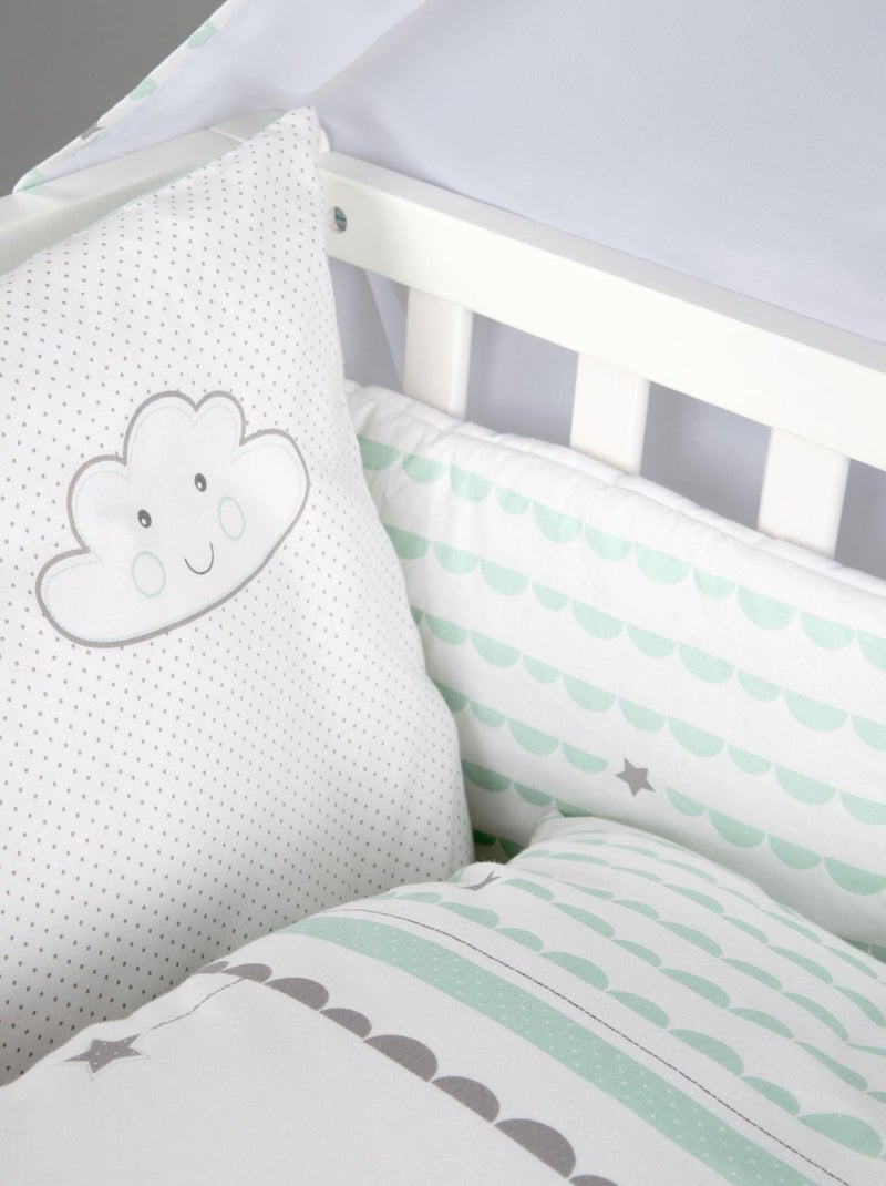 ROBA Cuna colecho Happy Cloud 60 x 120 cm + equipamiento completo Blanco - Kiabi