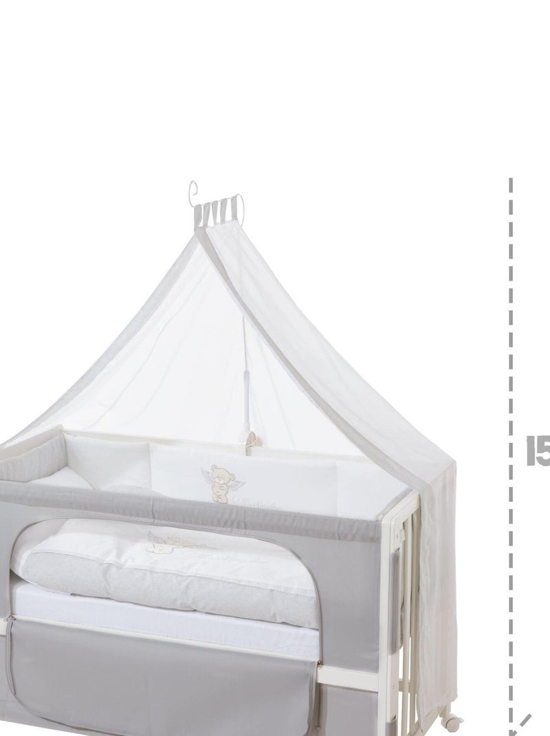 ROBA Cuna colecho "Heartbreaker" 60 x 120 cm + equipamiento completo Blanco - Kiabi