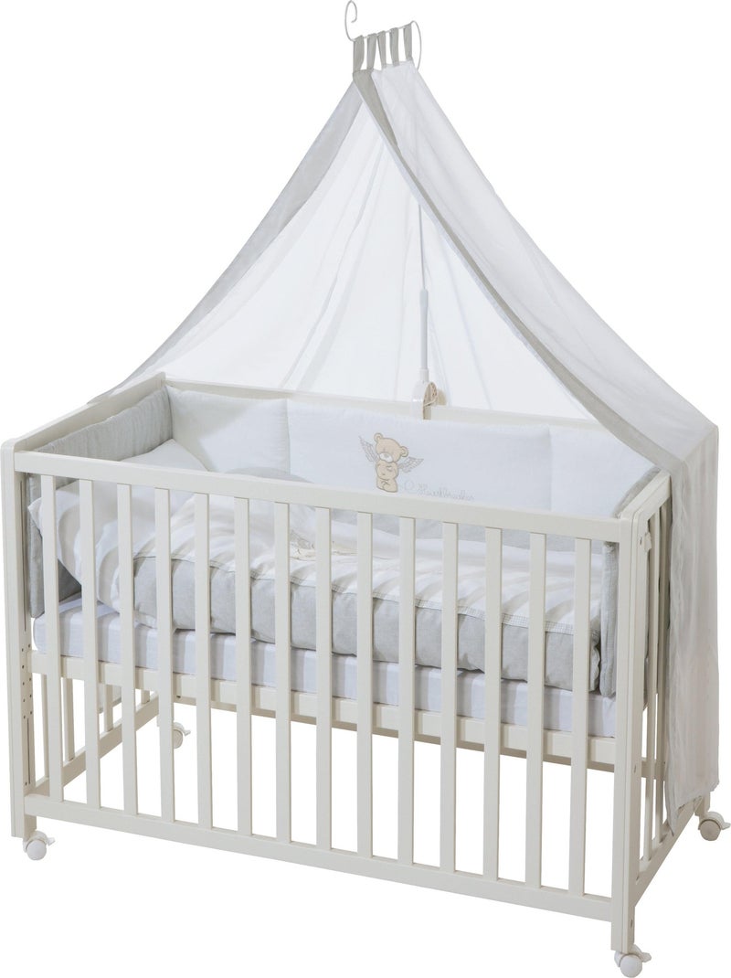 ROBA Cuna colecho "Heartbreaker" 60 x 120 cm + equipamiento completo Blanco - Kiabi