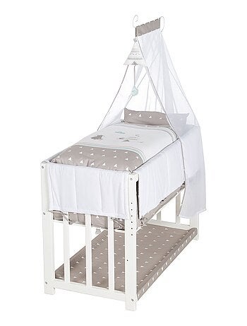 ROBA Cuna colecho "Indibear" 4 en 1 + equipamiento completo