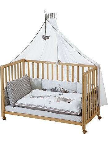 ROBA Cuna colecho "Jumbotwins" 60 x 120 cm + equipamiento completo
