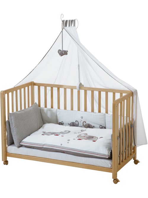 ROBA Cuna colecho "Jumbotwins" 60 x 120 cm + equipamiento completo - Kiabi