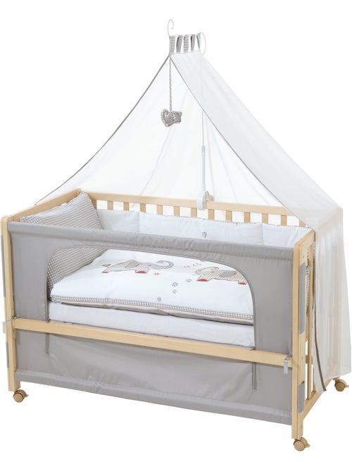 ROBA Cuna colecho "Jumbotwins" 60 x 120 cm + equipamiento completo - Kiabi