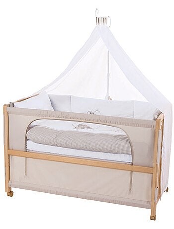 ROBA Cuna colecho "Liebhabaer" 60 x 120 cm + equipamiento completo